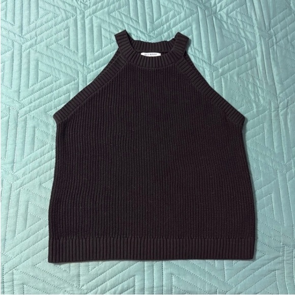 Old Navy Shaker Halter Black Size: L - Picture 1 of 5